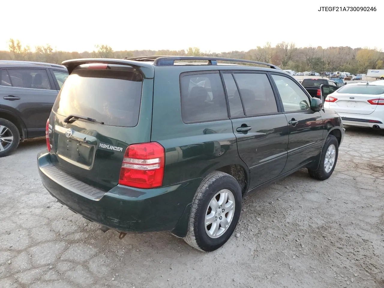 2003 Toyota Highlander Limited VIN: JTEGF21A730090246 Lot: 77912674