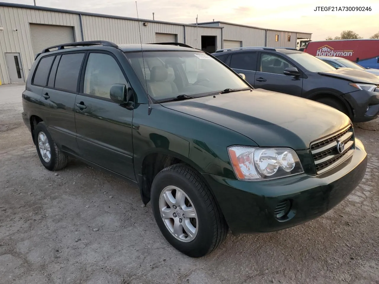 2003 Toyota Highlander Limited VIN: JTEGF21A730090246 Lot: 77912674