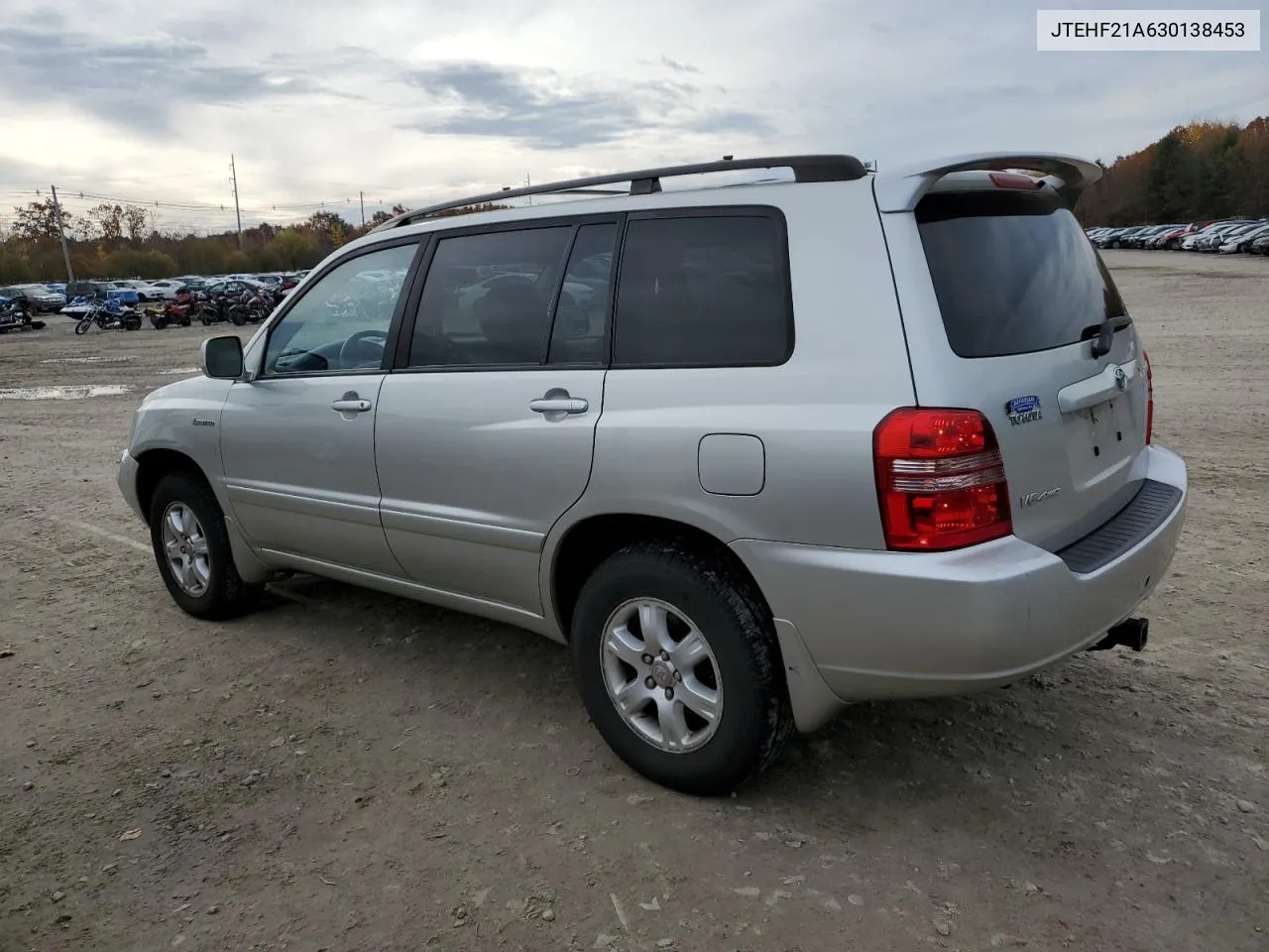 2003 Toyota Highlander Limited VIN: JTEHF21A630138453 Lot: 78376584