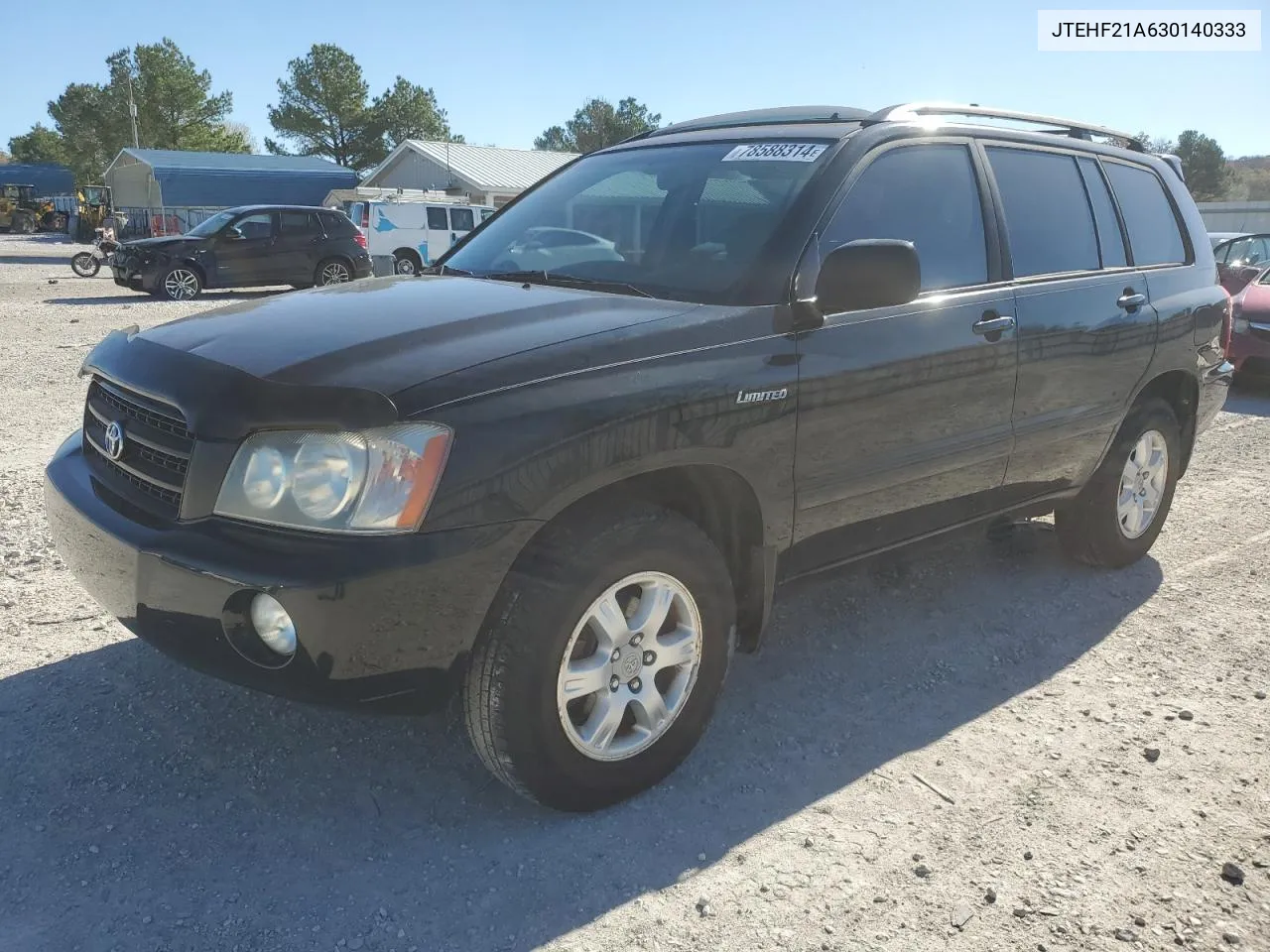 2003 Toyota Highlander Limited VIN: JTEHF21A630140333 Lot: 78588314