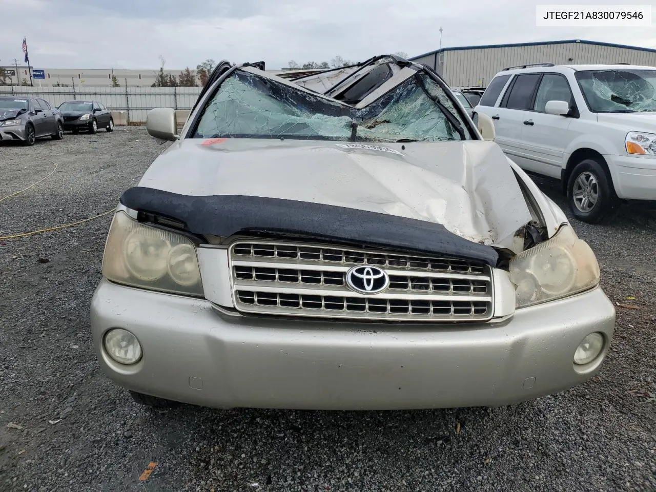 2003 Toyota Highlander Limited VIN: JTEGF21A830079546 Lot: 78663994