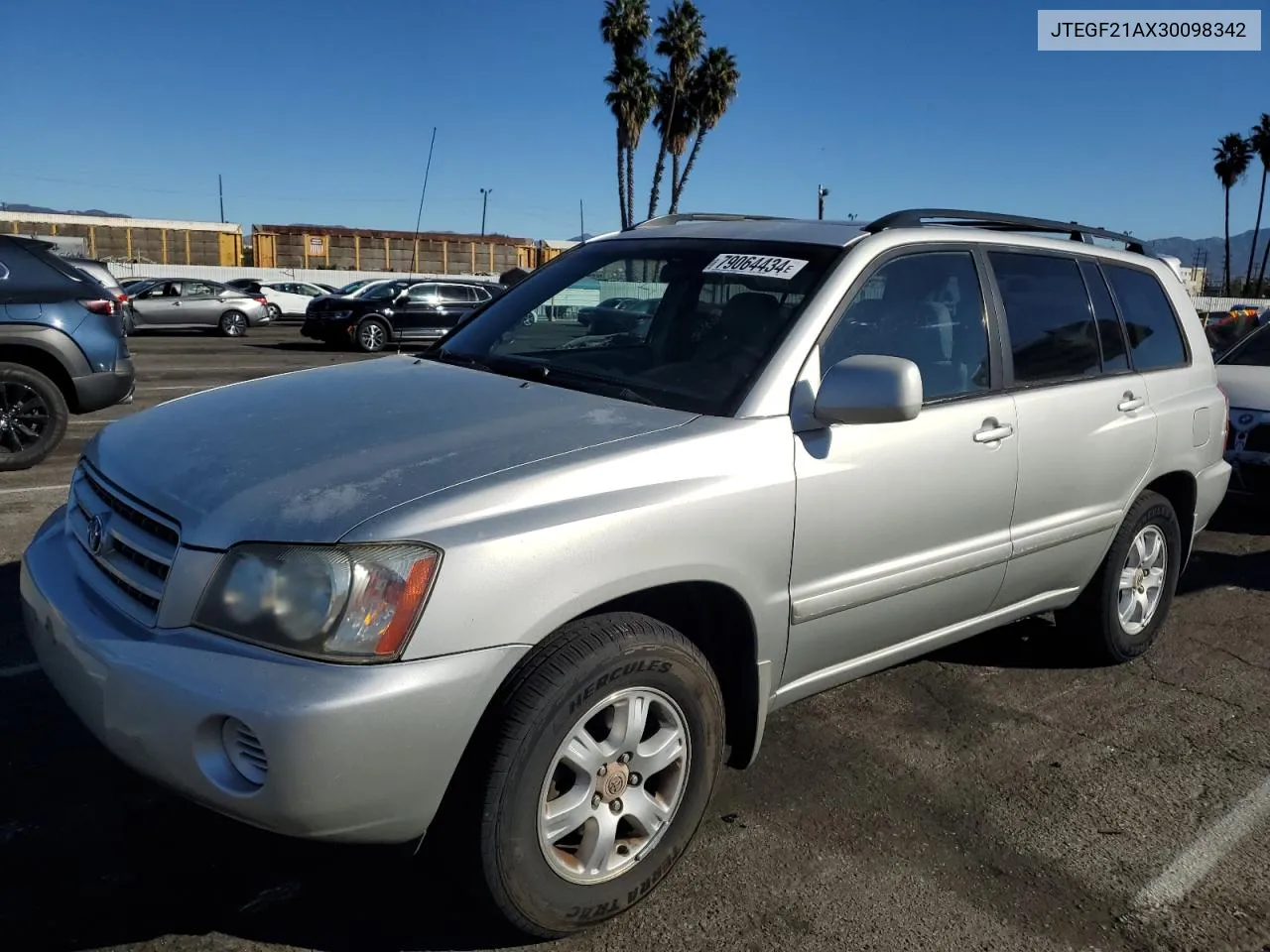 2003 Toyota Highlander Limited VIN: JTEGF21AX30098342 Lot: 79064434