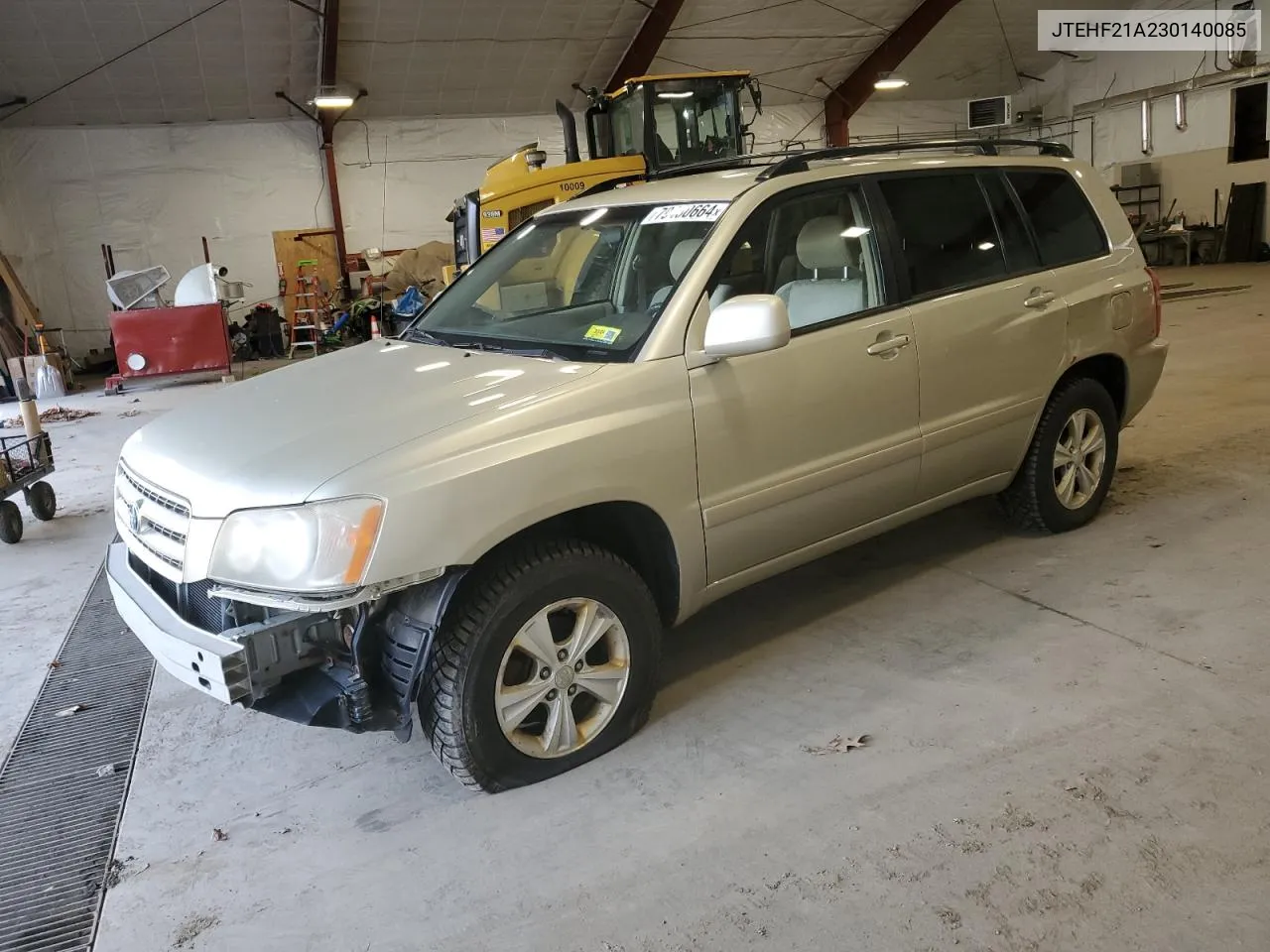 2003 Toyota Highlander Limited VIN: JTEHF21A230140085 Lot: 79450664