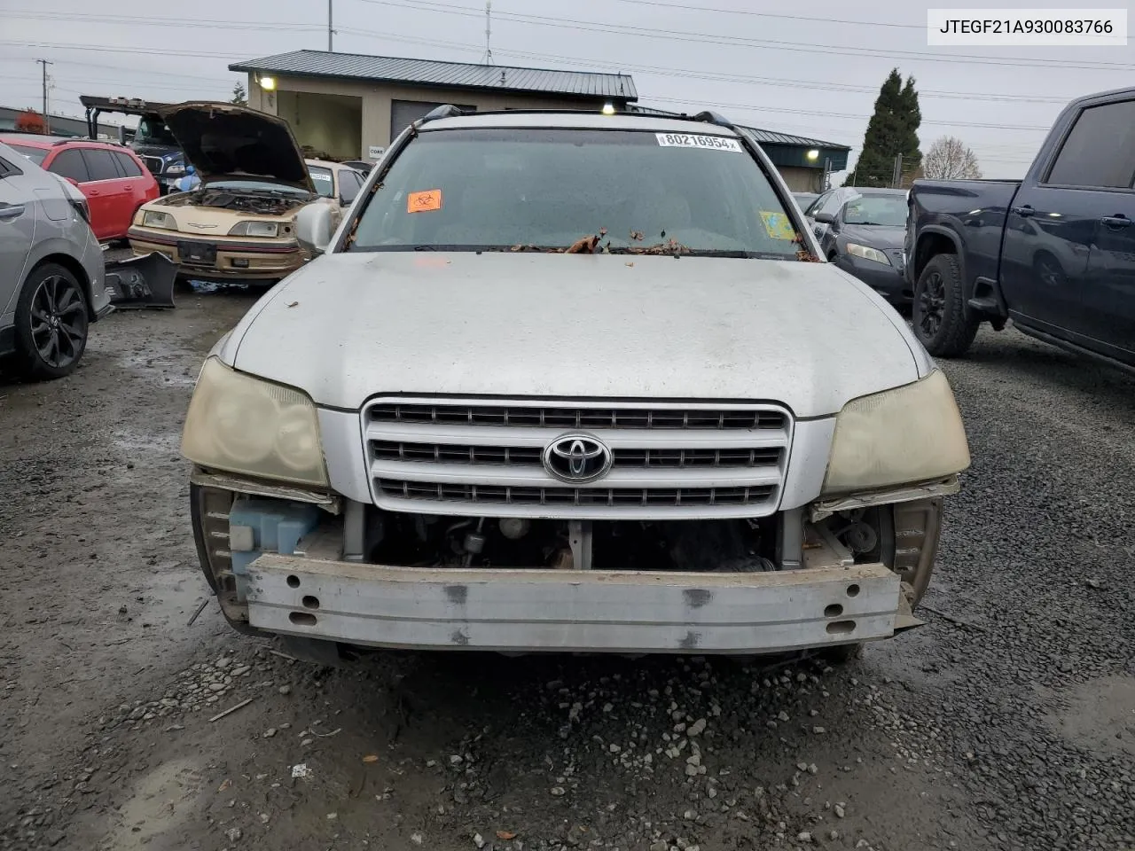 2003 Toyota Highlander Limited VIN: JTEGF21A930083766 Lot: 80216954