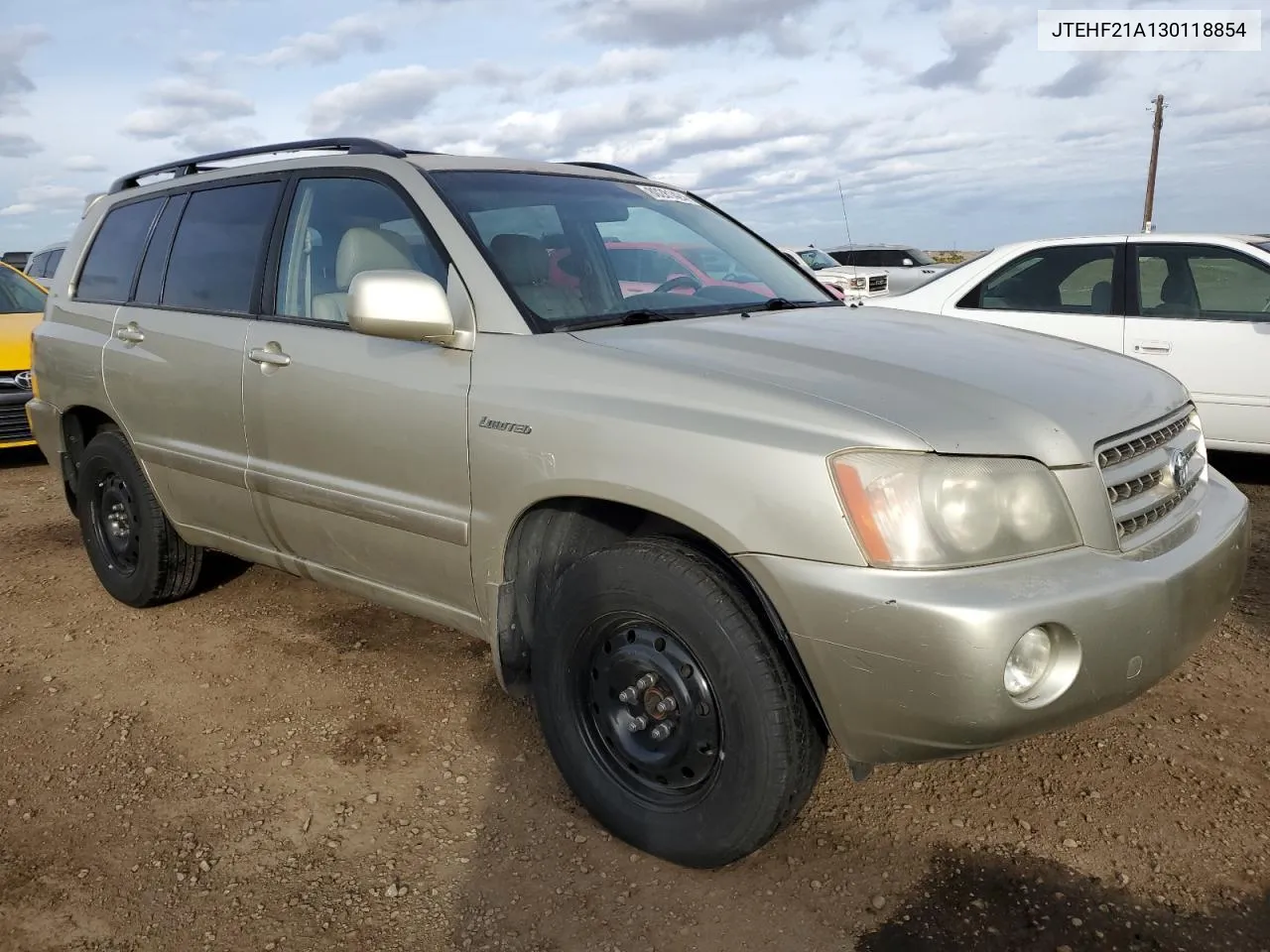 JTEHF21A130118854 2003 Toyota Highlander Limited