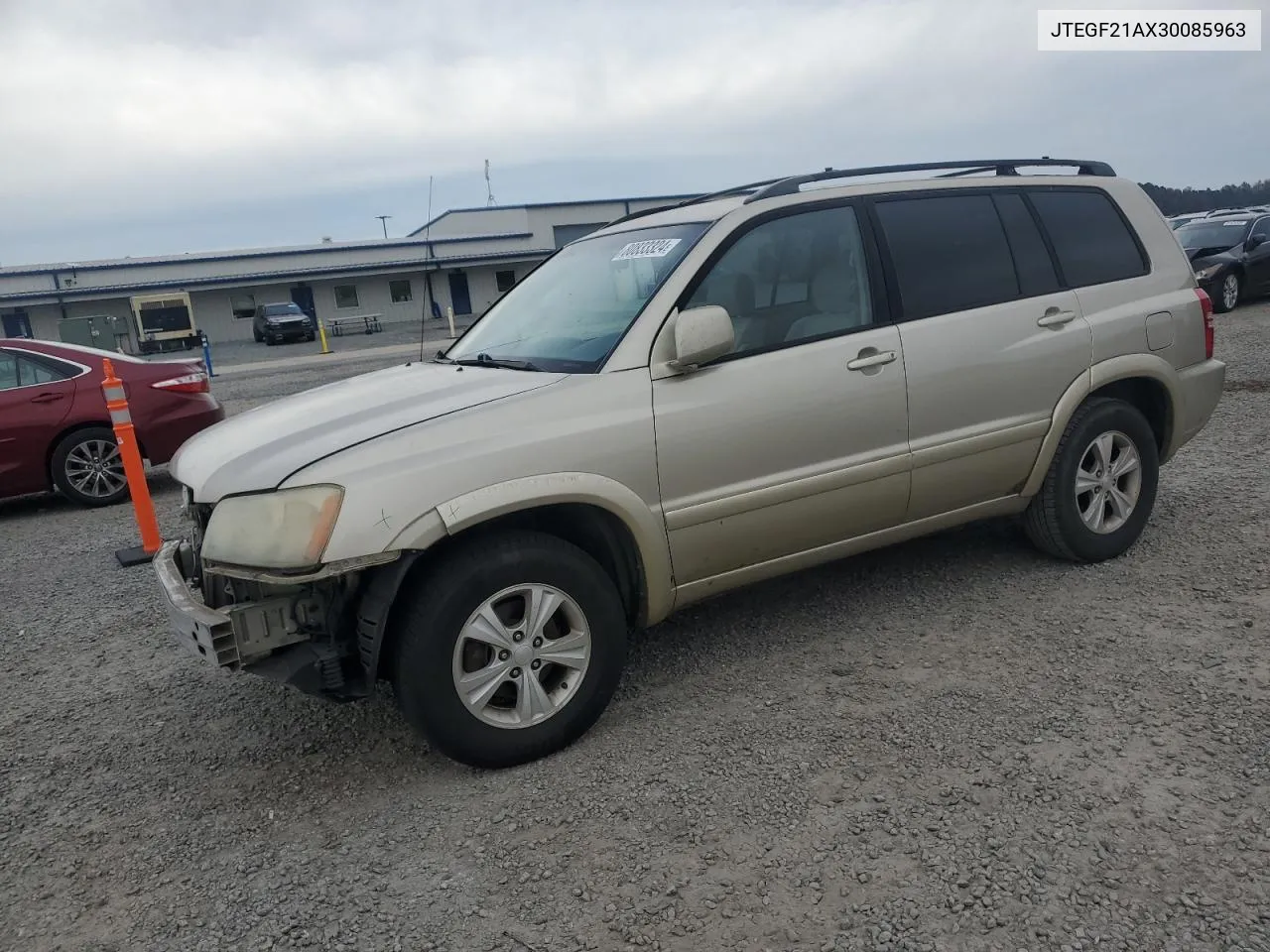 2003 Toyota Highlander Limited VIN: JTEGF21AX30085963 Lot: 80833324