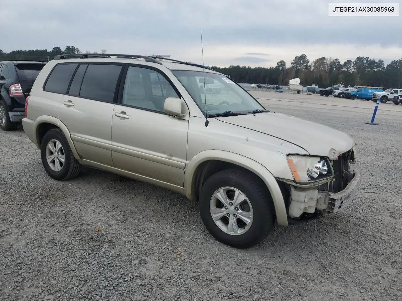 2003 Toyota Highlander Limited VIN: JTEGF21AX30085963 Lot: 80833324