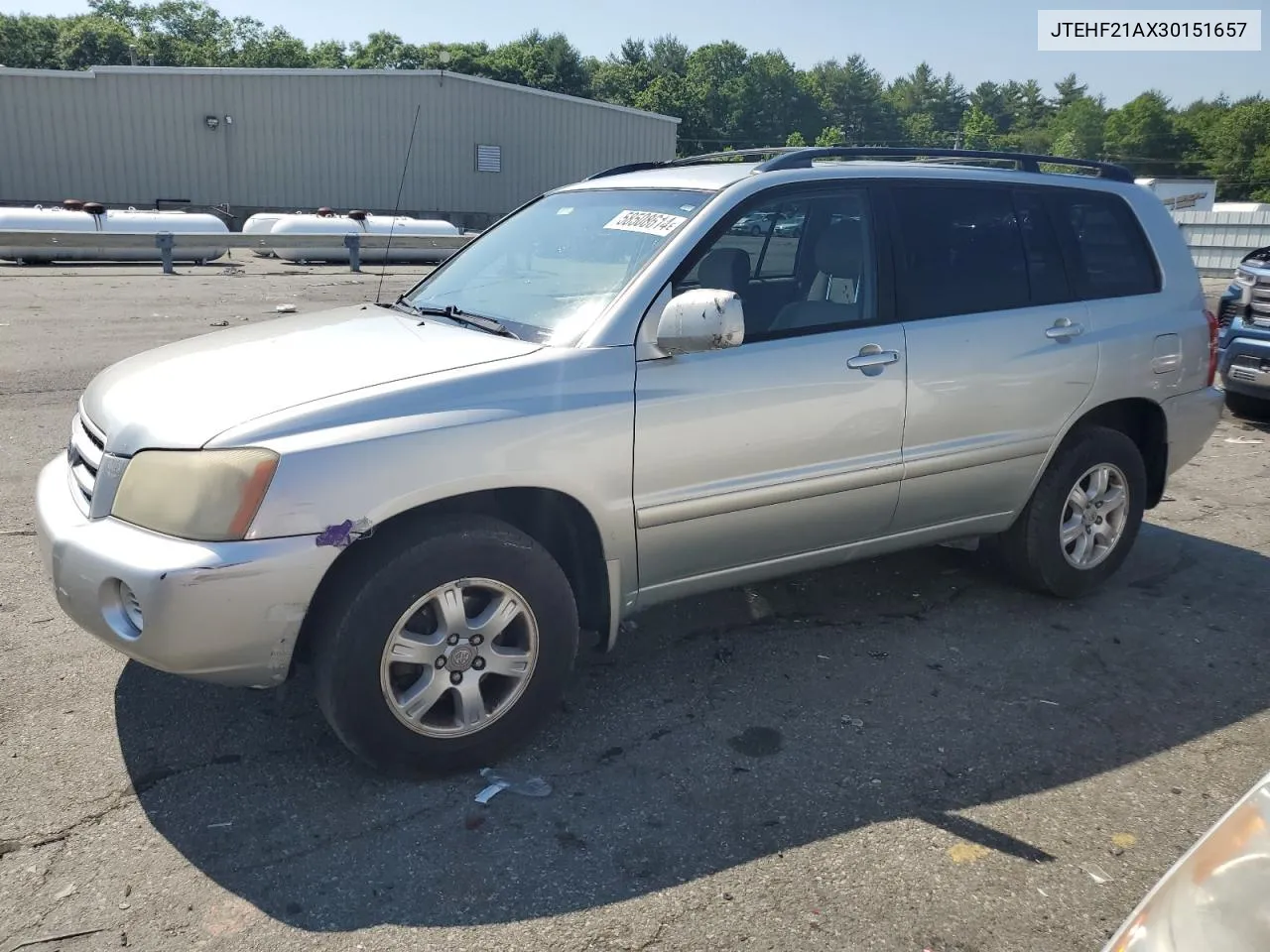 2003 Toyota Highlander Limited VIN: JTEHF21AX30151657 Lot: 81683154