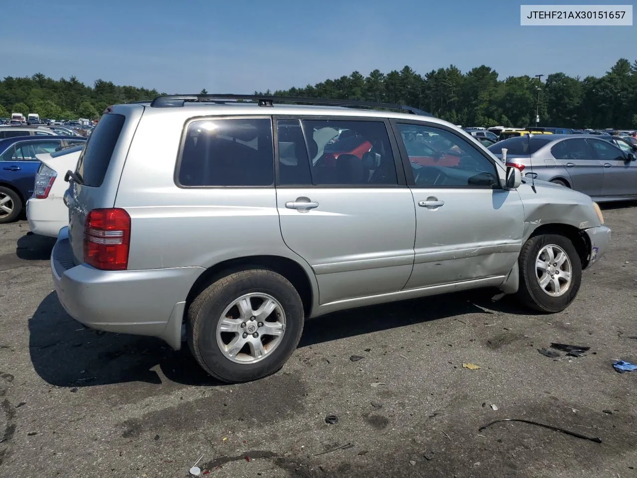 2003 Toyota Highlander Limited VIN: JTEHF21AX30151657 Lot: 81683154