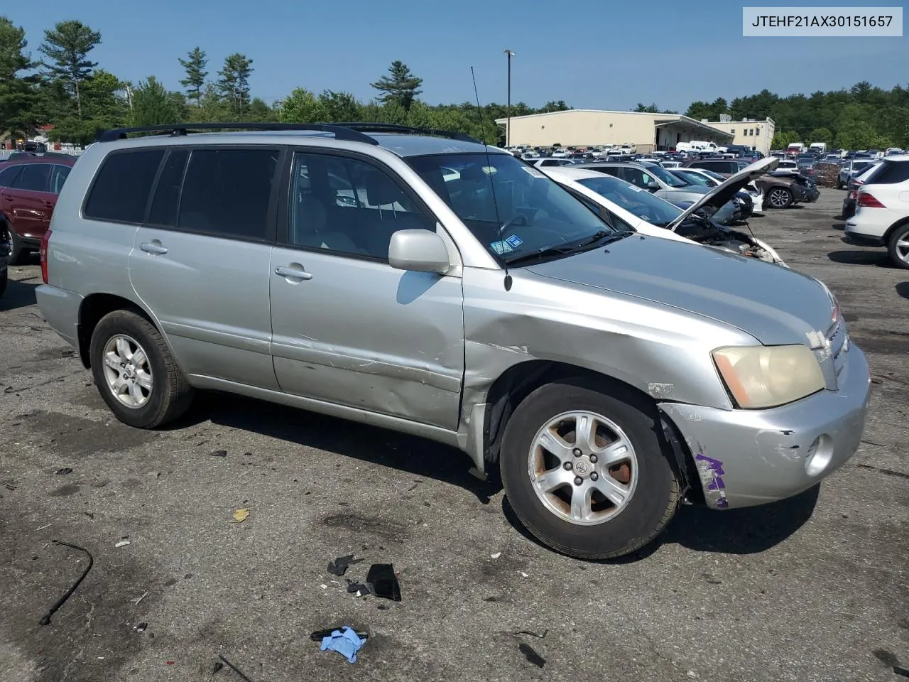 2003 Toyota Highlander Limited VIN: JTEHF21AX30151657 Lot: 81683154