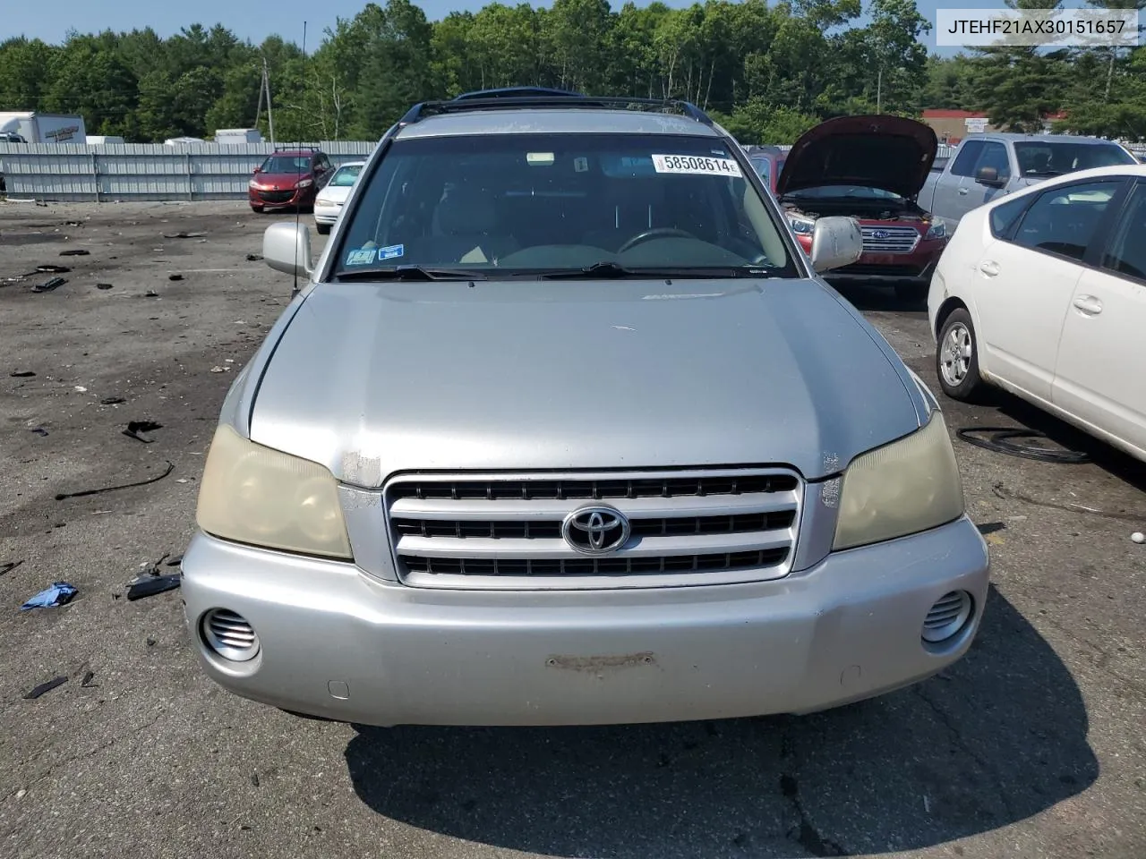 2003 Toyota Highlander Limited VIN: JTEHF21AX30151657 Lot: 81683154