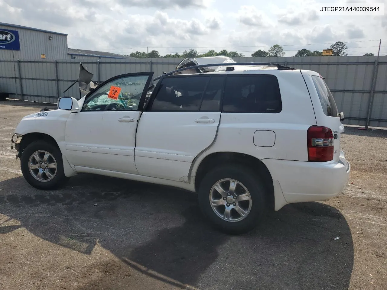 2004 Toyota Highlander Base VIN: JTEGP21A440039544 Lot: 54423414