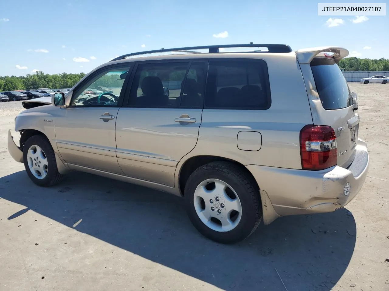 2004 Toyota Highlander VIN: JTEEP21A040027107 Lot: 54594794