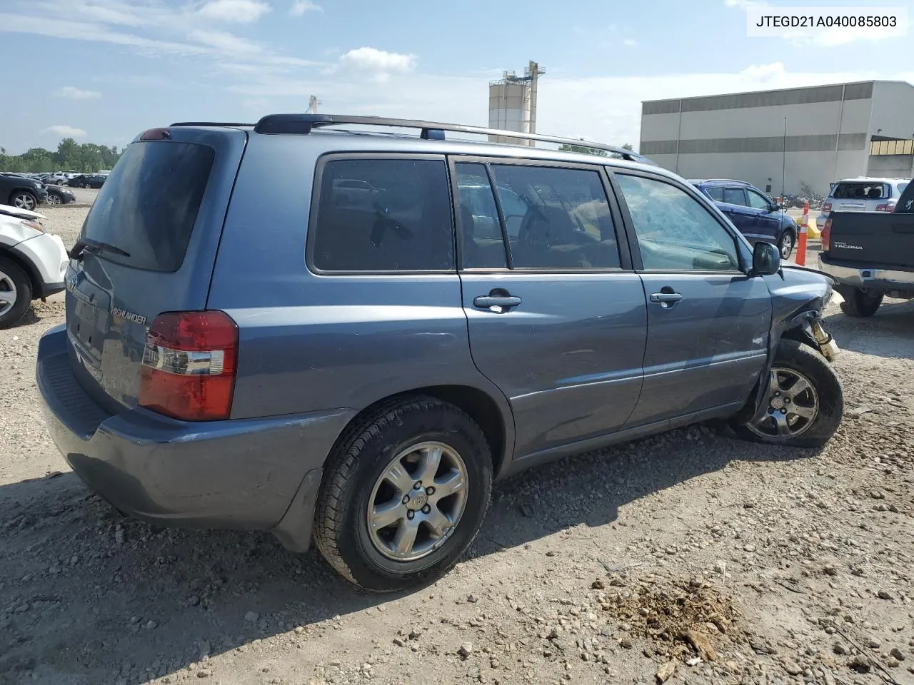 2004 Toyota Highlander VIN: JTEGD21A040085803 Lot: 59709854