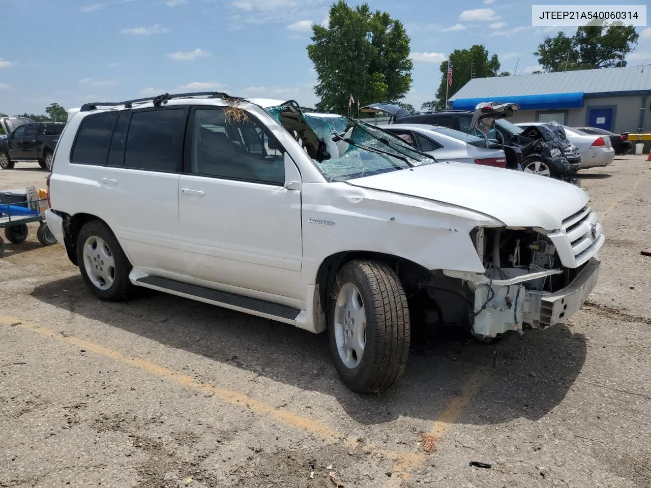 2004 Toyota Highlander VIN: JTEEP21A540060314 Lot: 63508084