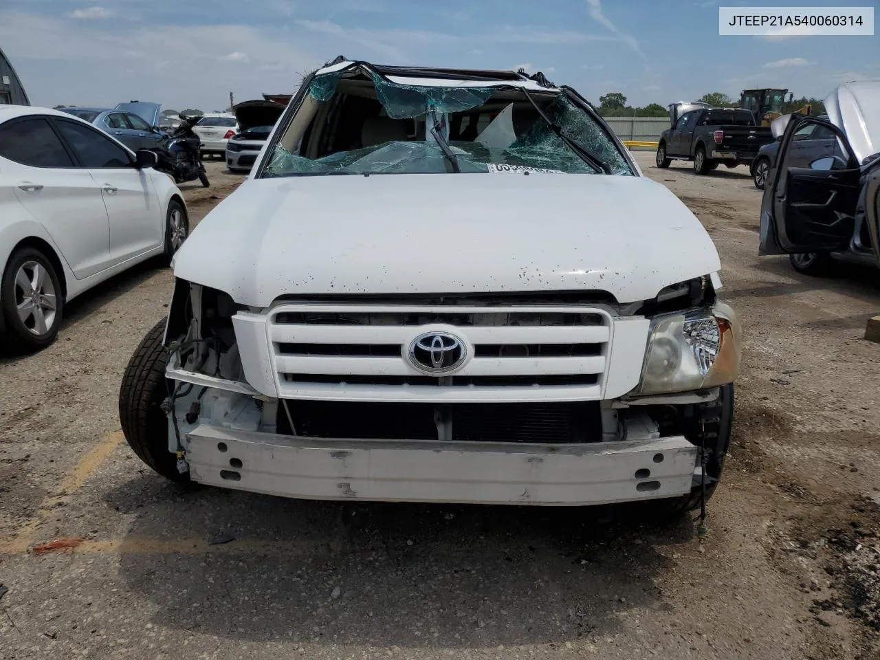 2004 Toyota Highlander VIN: JTEEP21A540060314 Lot: 63508084