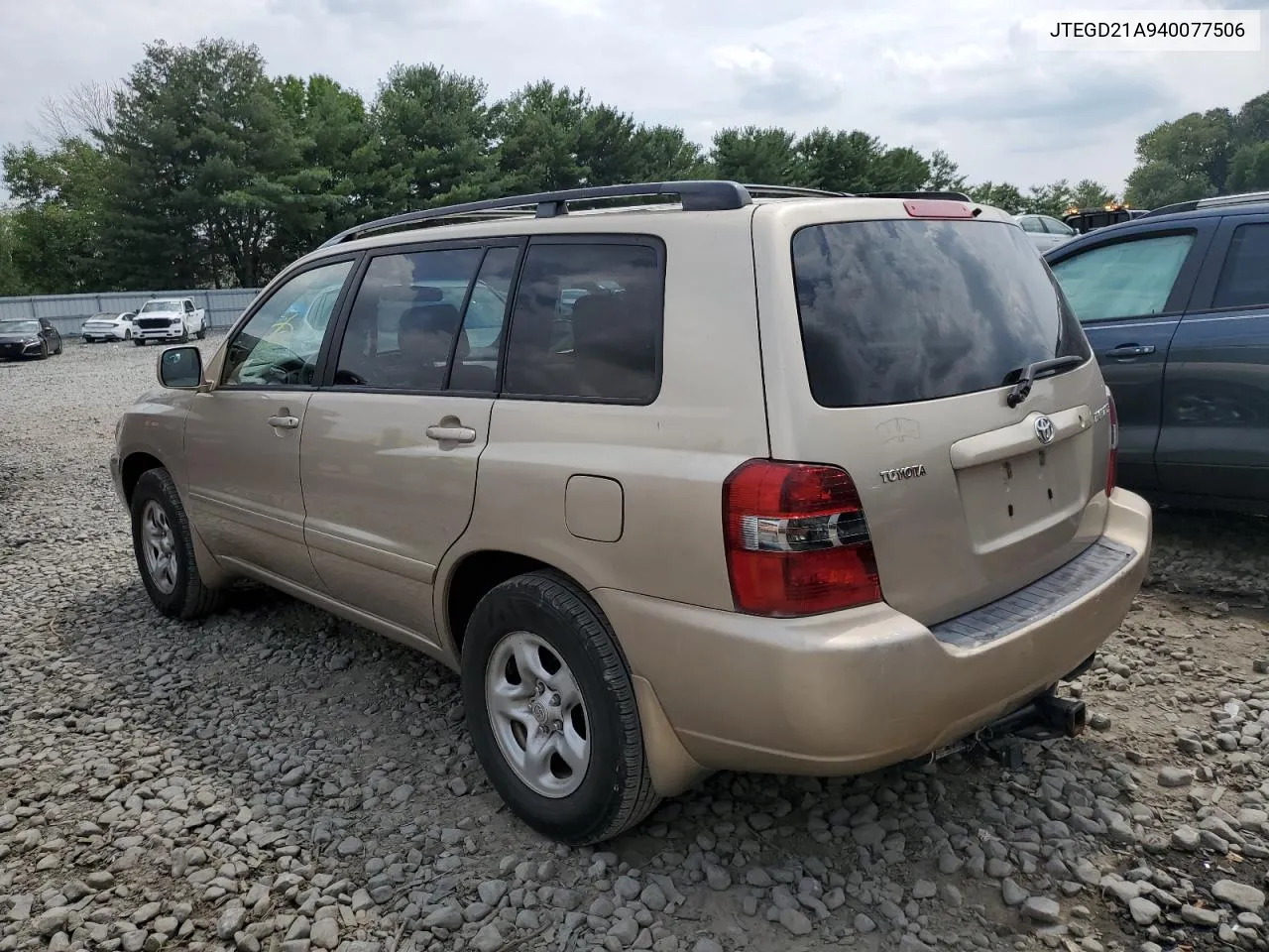 2004 Toyota Highlander VIN: JTEGD21A940077506 Lot: 64357774