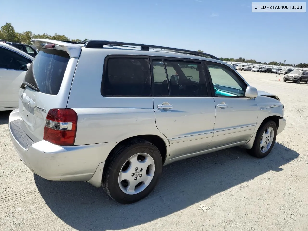 2004 Toyota Highlander Base VIN: JTEDP21A040013333 Lot: 66805944