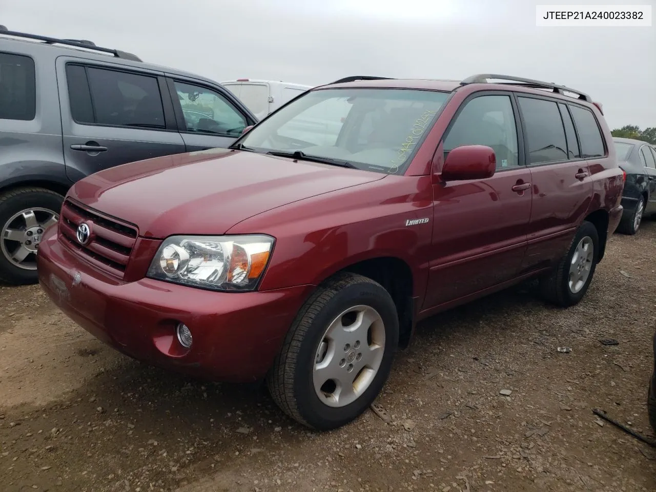 2004 Toyota Highlander VIN: JTEEP21A240023382 Lot: 69490224