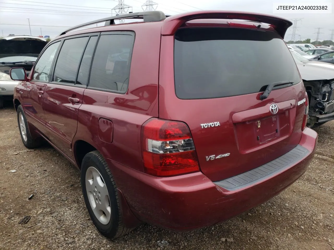 2004 Toyota Highlander VIN: JTEEP21A240023382 Lot: 69490224