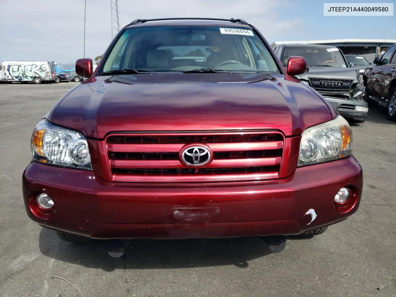 2004 Toyota Highlander VIN: JTEEP21A440049580 Lot: 69536094