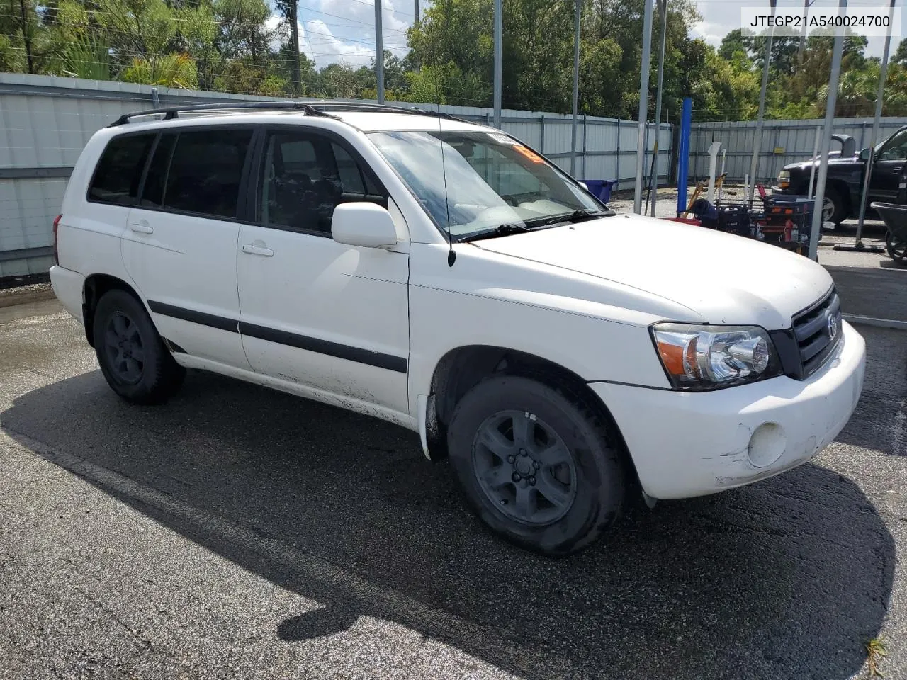 2004 Toyota Highlander Base VIN: JTEGP21A540024700 Lot: 69598404