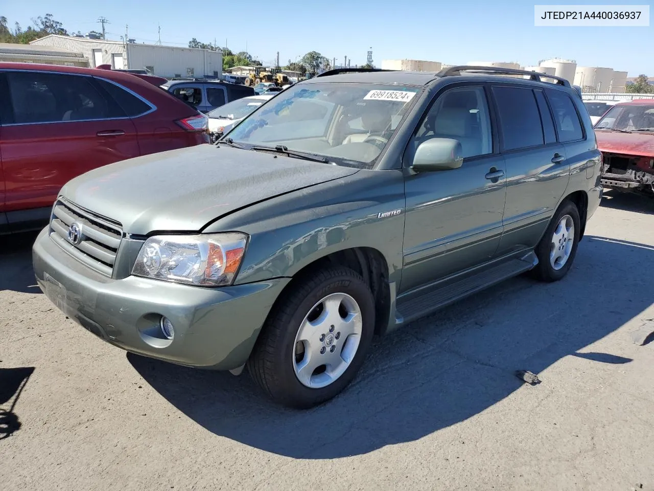 JTEDP21A440036937 2004 Toyota Highlander Base