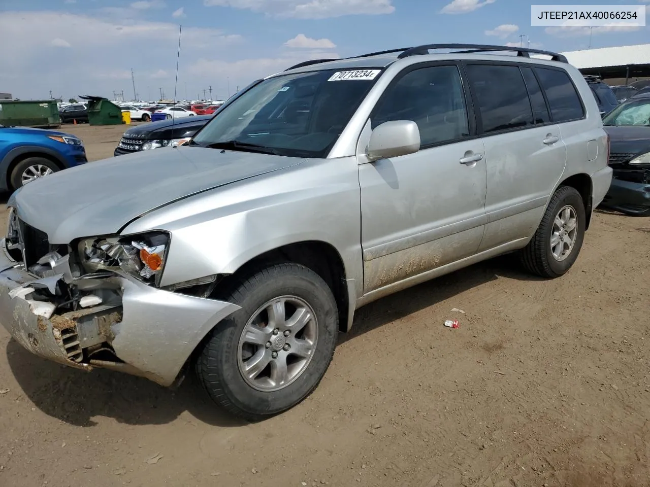 2004 Toyota Highlander VIN: JTEEP21AX40066254 Lot: 70713234