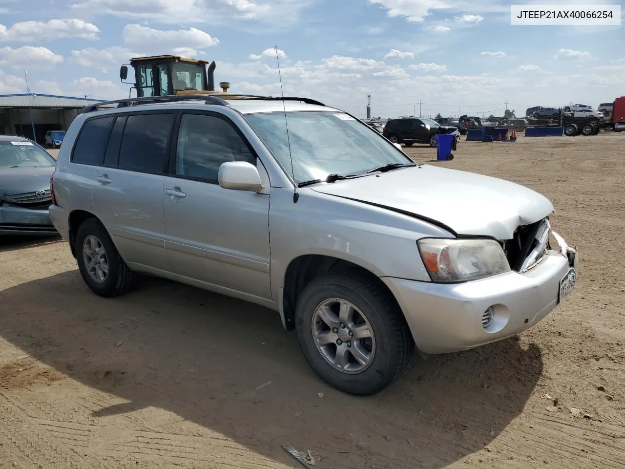 2004 Toyota Highlander VIN: JTEEP21AX40066254 Lot: 70713234