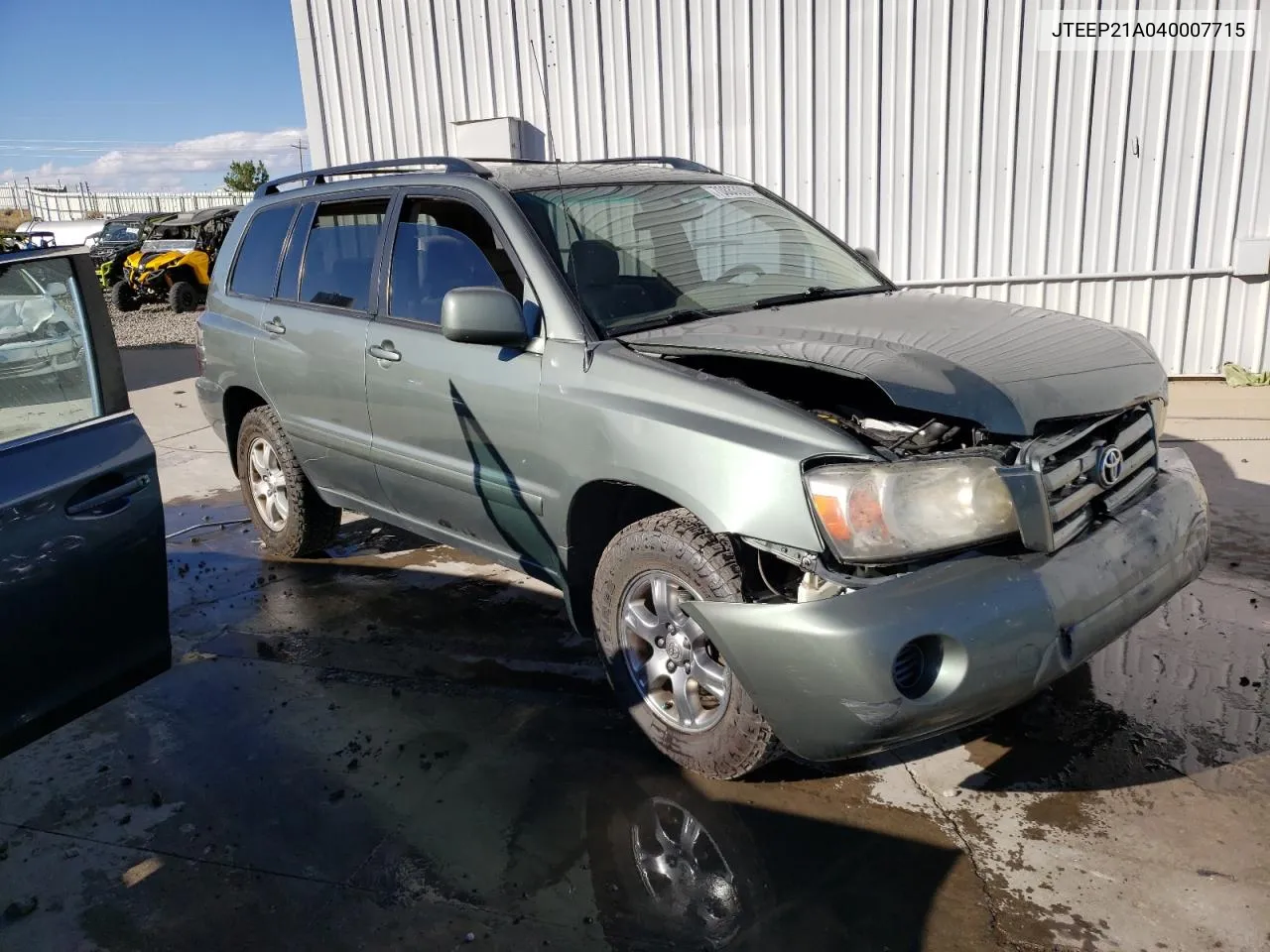 2004 Toyota Highlander VIN: JTEEP21A040007715 Lot: 70883004