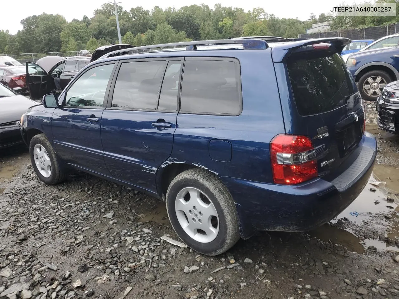 JTEEP21A640005287 2004 Toyota Highlander