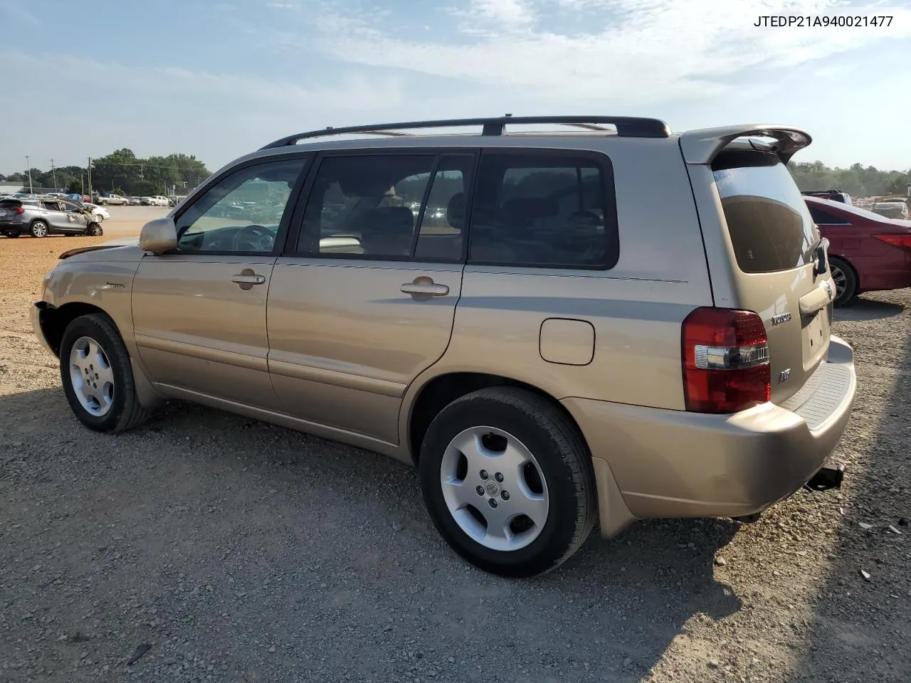 2004 Toyota Highlander Base VIN: JTEDP21A940021477 Lot: 72550714