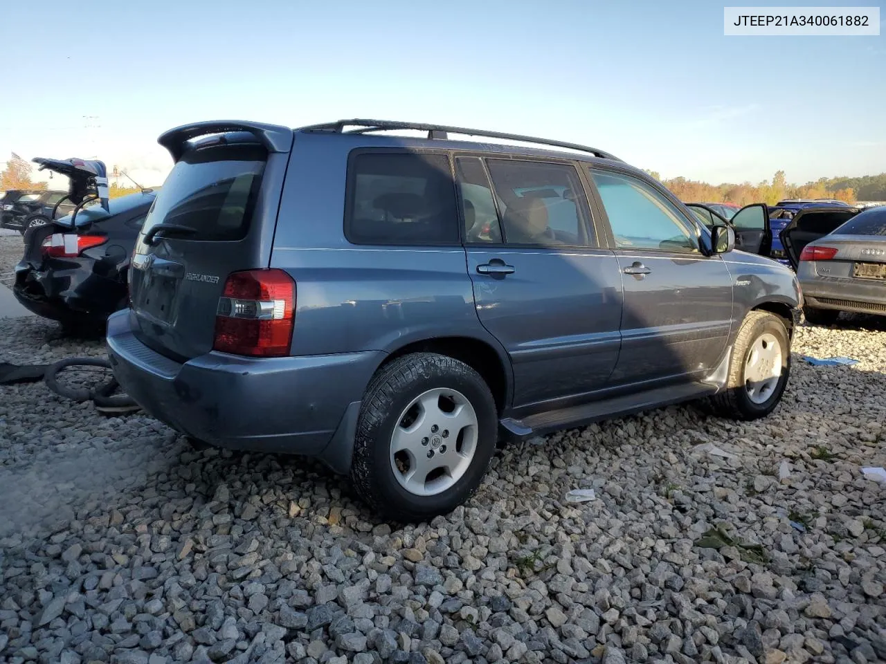 2004 Toyota Highlander VIN: JTEEP21A340061882 Lot: 74785884