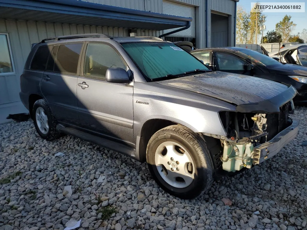 2004 Toyota Highlander VIN: JTEEP21A340061882 Lot: 74785884