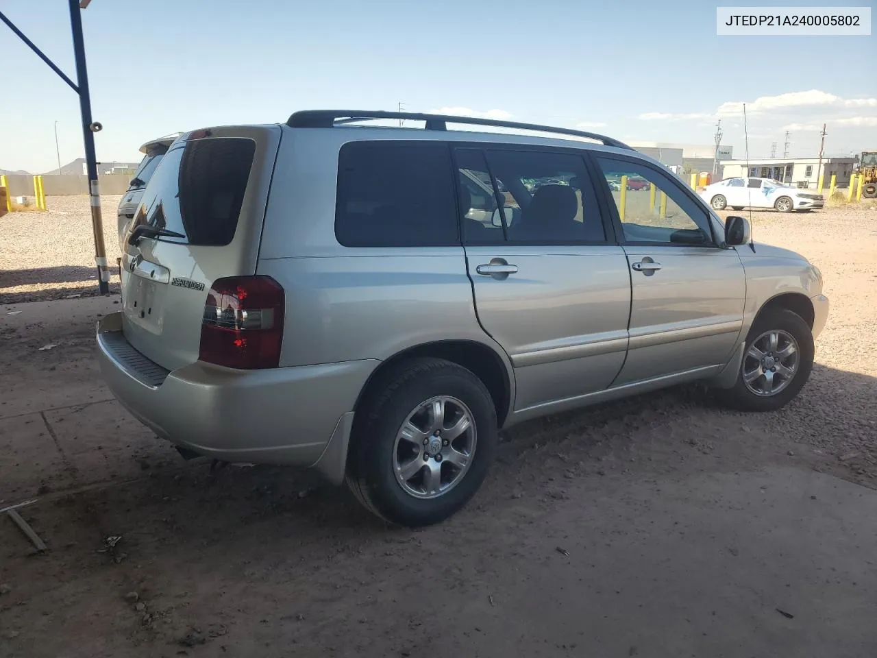 2004 Toyota Highlander Base VIN: JTEDP21A240005802 Lot: 75034124