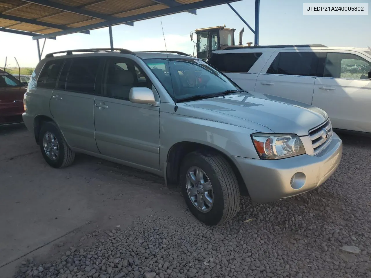 2004 Toyota Highlander Base VIN: JTEDP21A240005802 Lot: 75034124