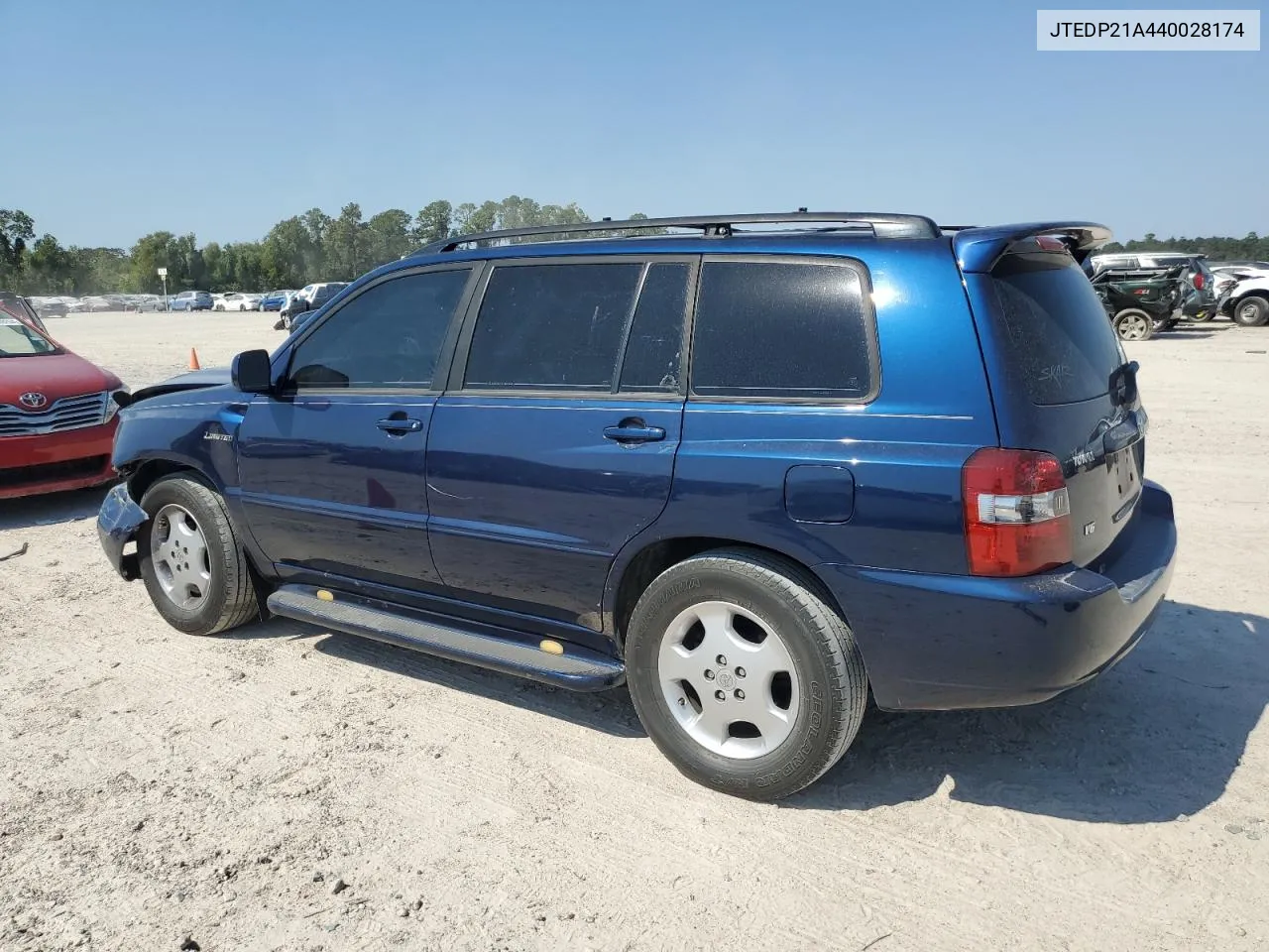 2004 Toyota Highlander Base VIN: JTEDP21A440028174 Lot: 75513234