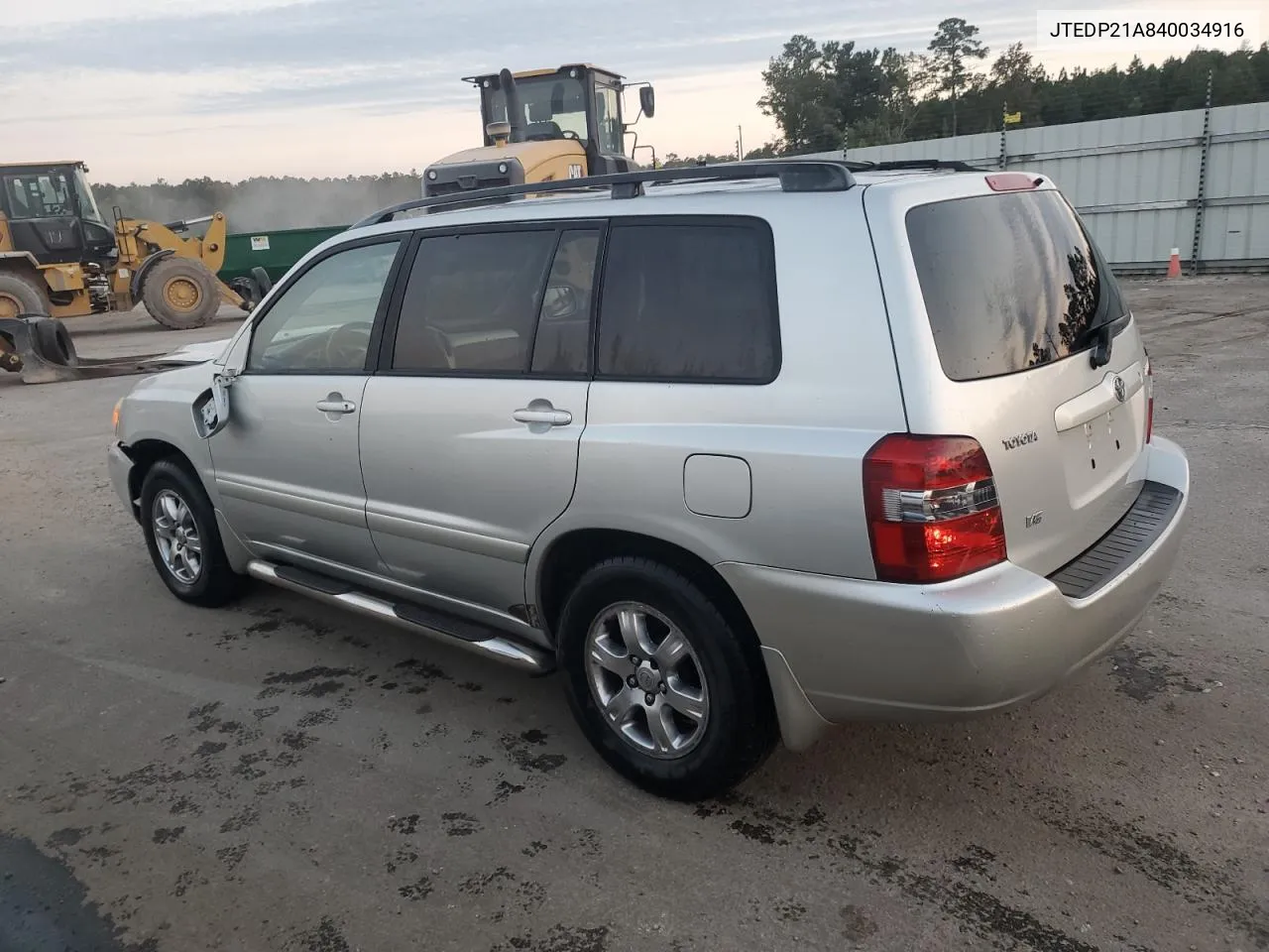 2004 Toyota Highlander Base VIN: JTEDP21A840034916 Lot: 75609184