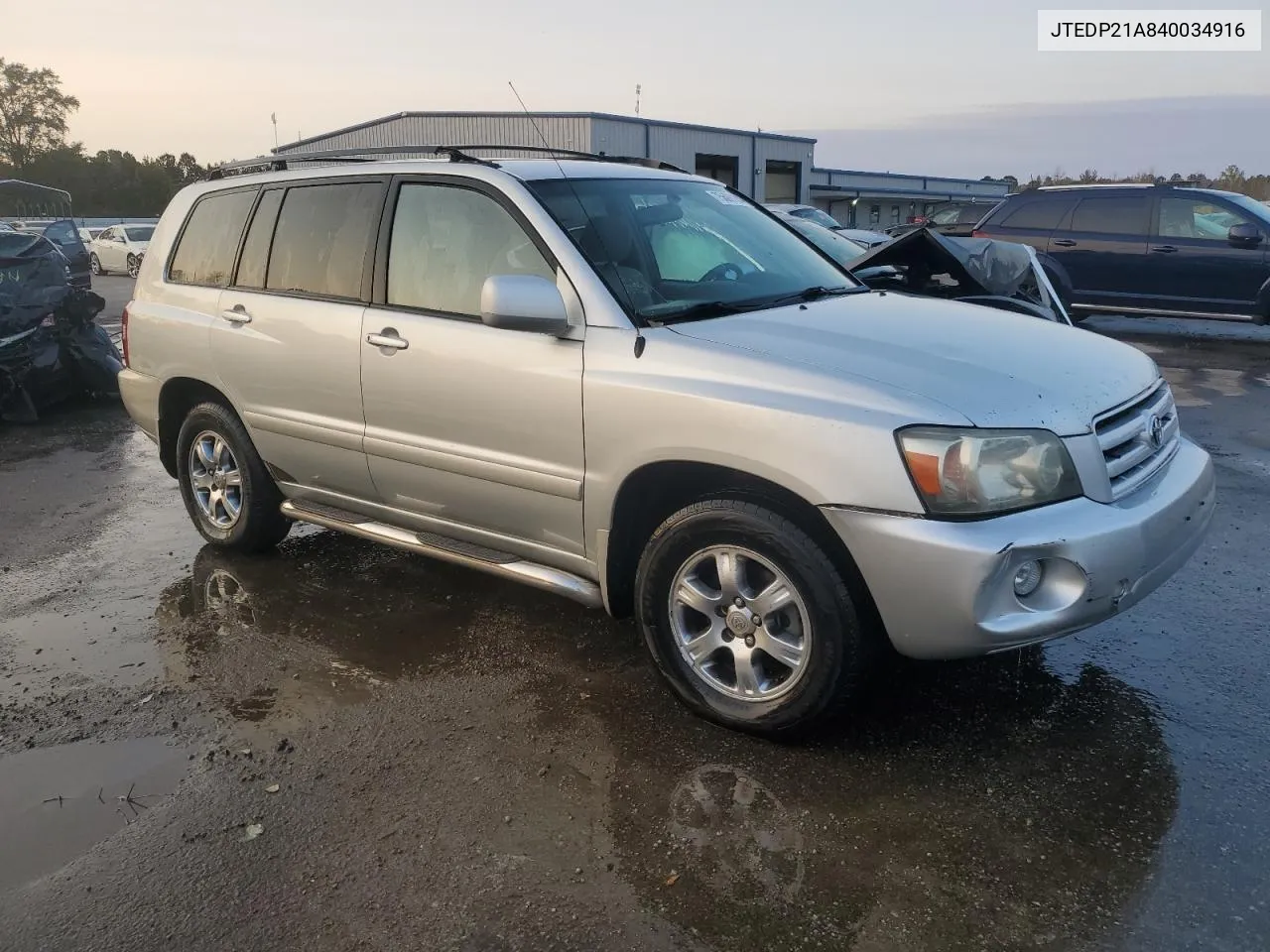 2004 Toyota Highlander Base VIN: JTEDP21A840034916 Lot: 75609184