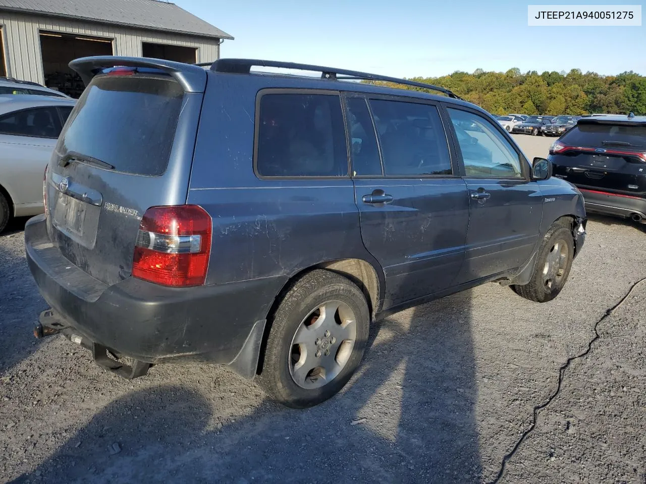 2004 Toyota Highlander VIN: JTEEP21A940051275 Lot: 75643704