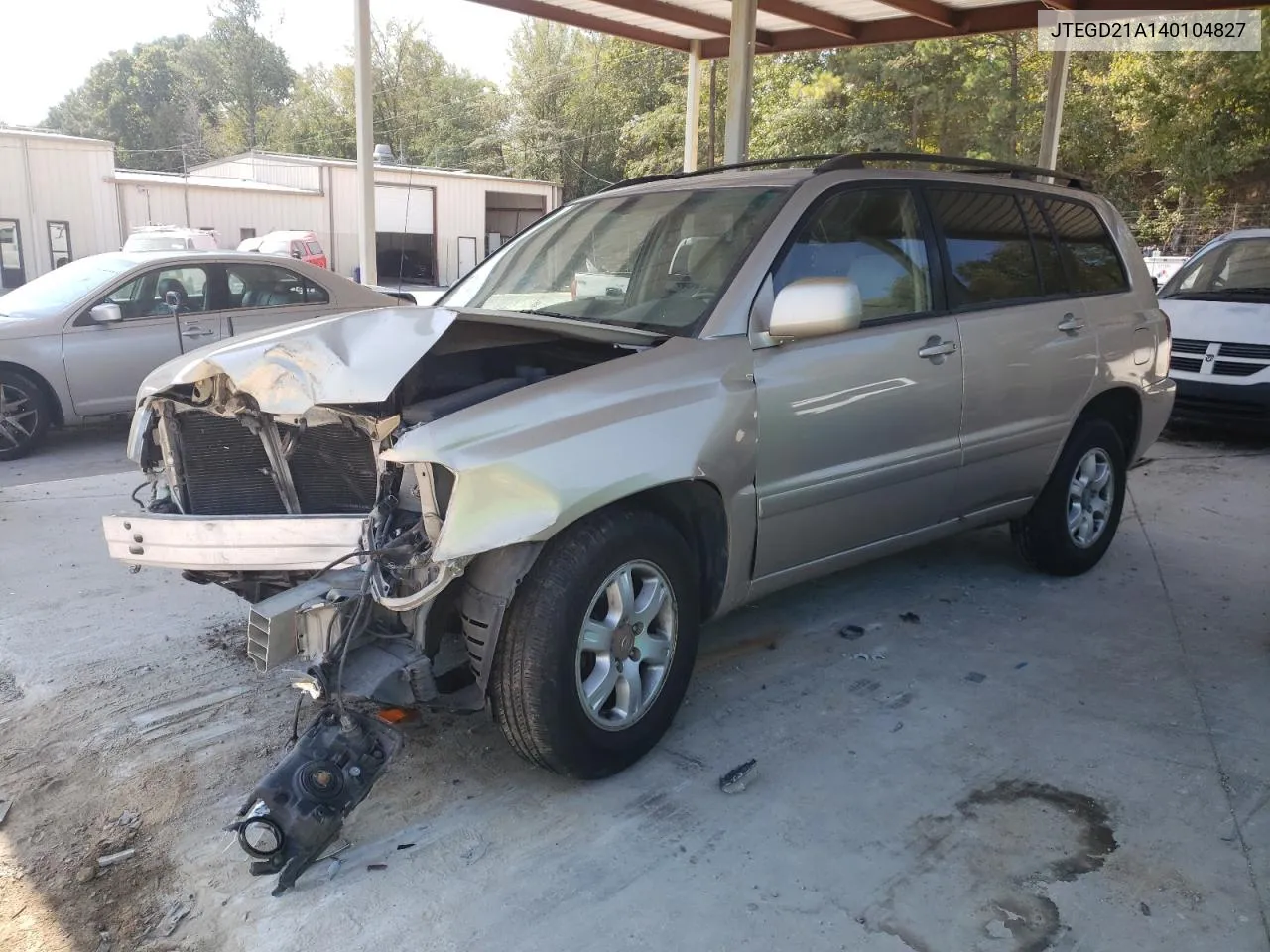 2004 Toyota Highlander VIN: JTEGD21A140104827 Lot: 76094274