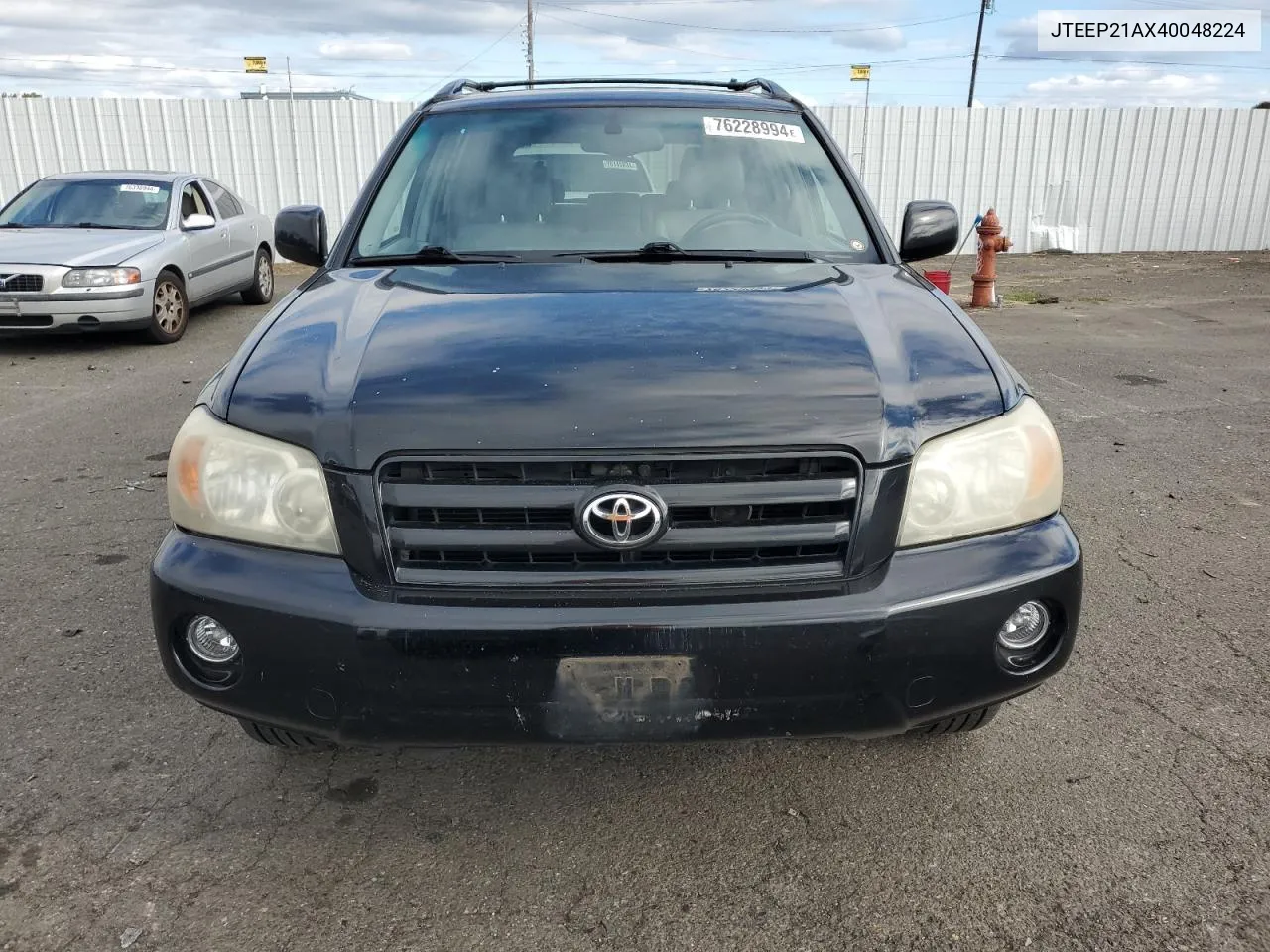 2004 Toyota Highlander VIN: JTEEP21AX40048224 Lot: 76228994