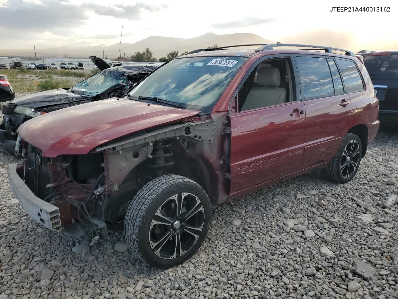 2004 Toyota Highlander VIN: JTEEP21A440013162 Lot: 76602394