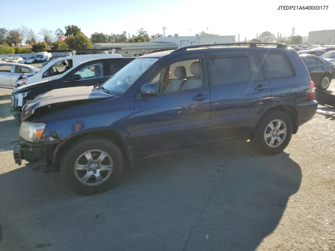 2004 Toyota Highlander Base VIN: JTEDP21A640003177 Lot: 77233604