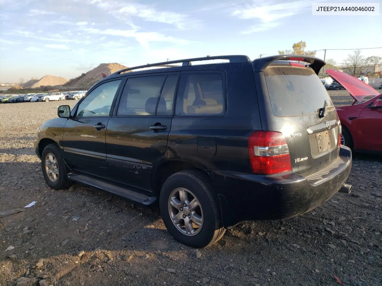 2004 Toyota Highlander VIN: JTEEP21A440046002 Lot: 77567094