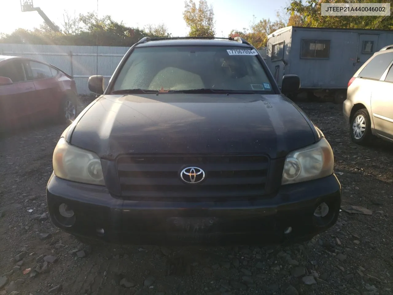 JTEEP21A440046002 2004 Toyota Highlander