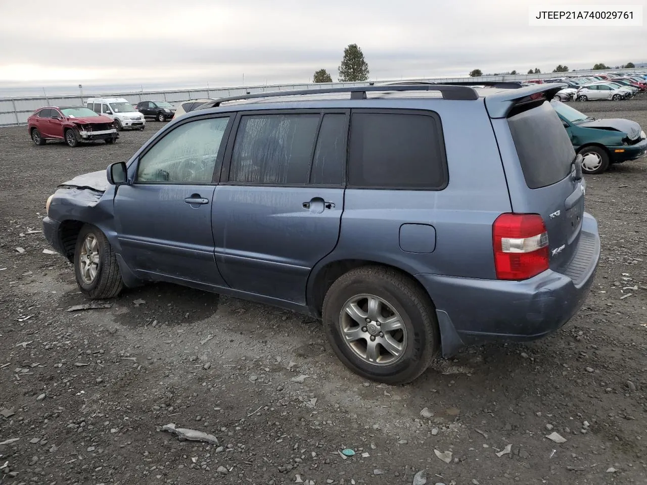 2004 Toyota Highlander VIN: JTEEP21A740029761 Lot: 77863254