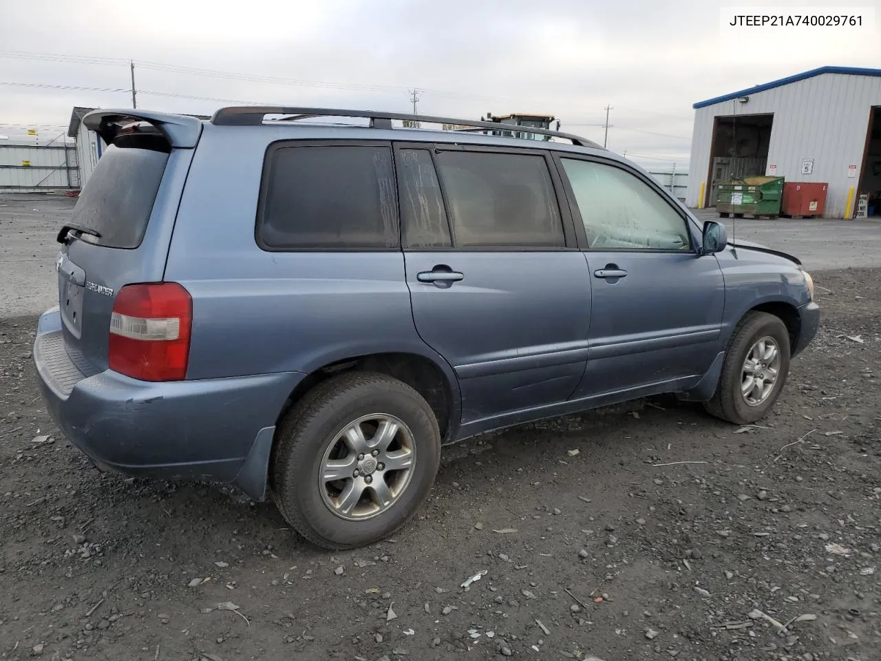 2004 Toyota Highlander VIN: JTEEP21A740029761 Lot: 77863254