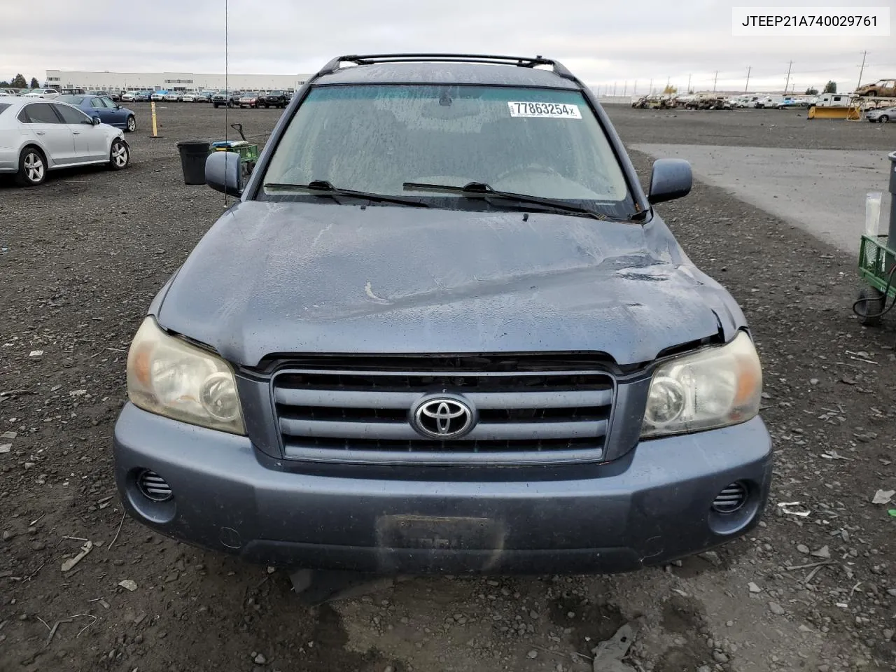 2004 Toyota Highlander VIN: JTEEP21A740029761 Lot: 77863254