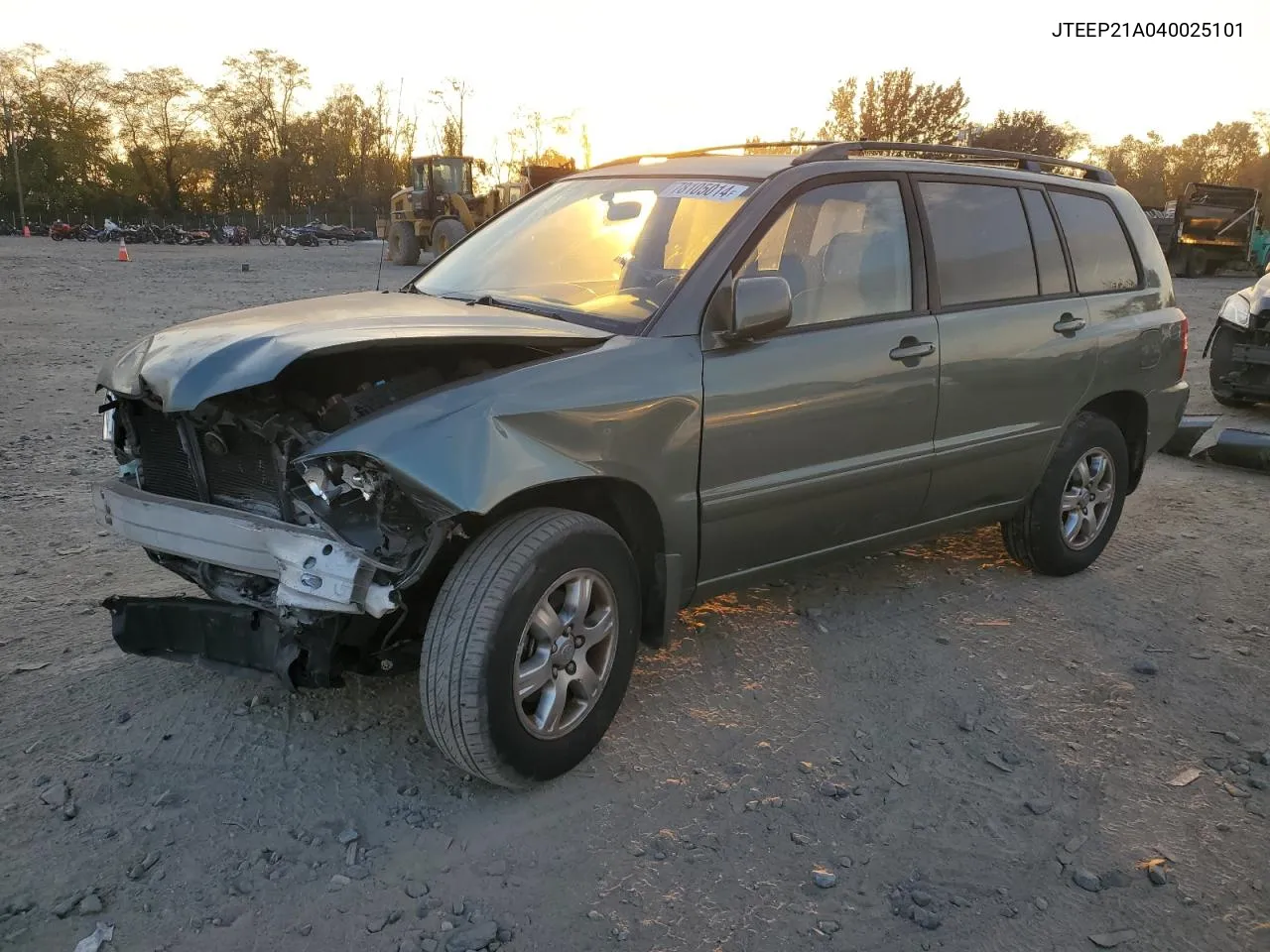 2004 Toyota Highlander VIN: JTEEP21A040025101 Lot: 78105014